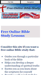 Mobile Screenshot of free-online-bible-study.com